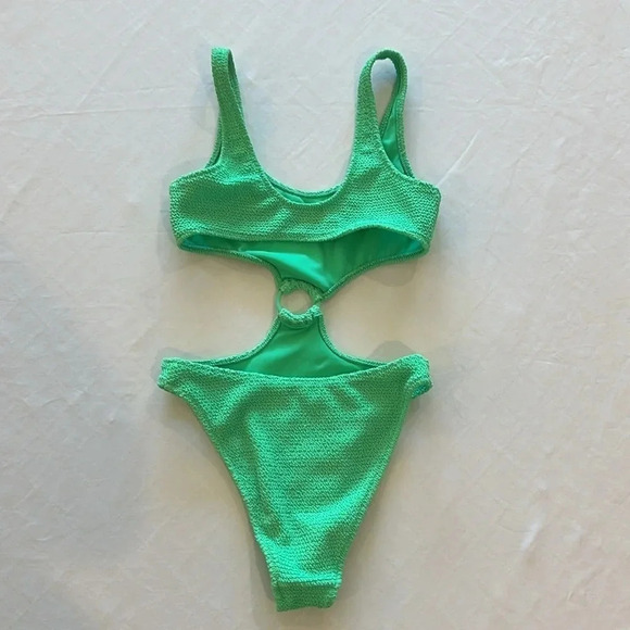 PacSun Mint Green Cutout One Piece Swimsuit - Picture 5 of 6